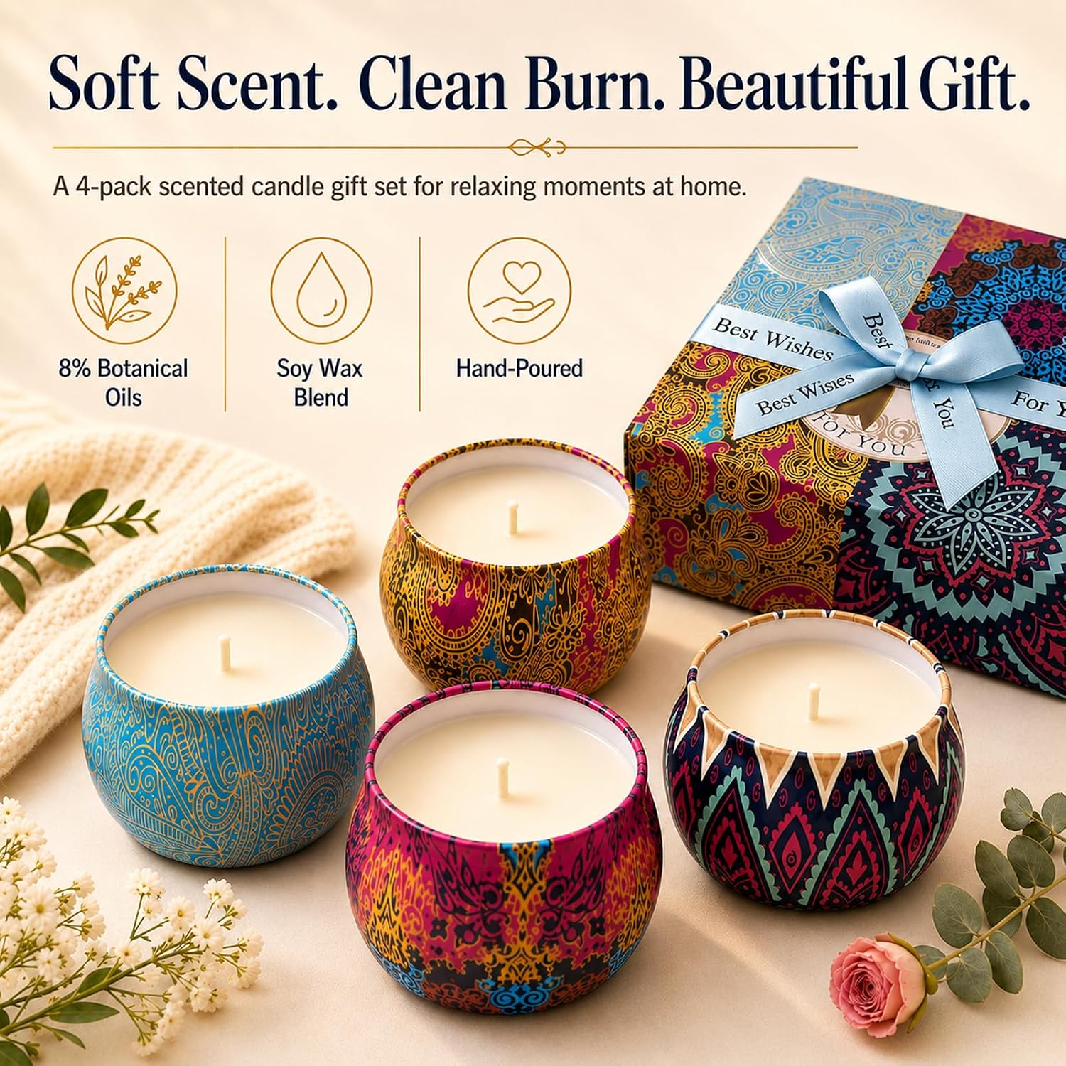 Luxury Aromatherapy Candle set